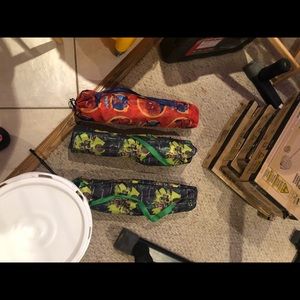 3 boys chairs :  1 Spider-Man 2 ninja turtles